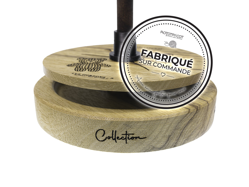 Rototricot Collection – Les Oursons | Black Limba | Fabriqué sur commande