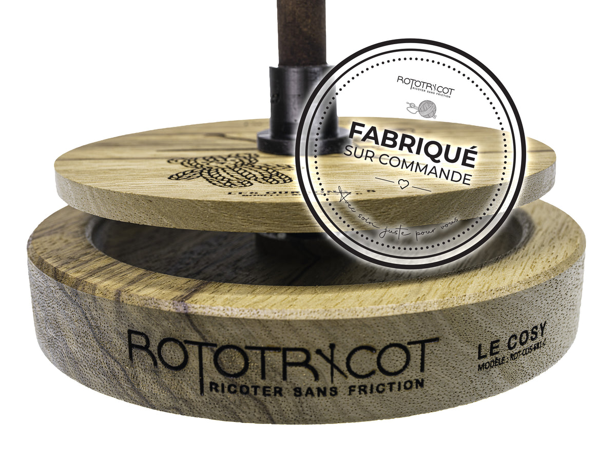 Rototricot Collection – Les Oursons | Black Limba | Fabriqué sur commande