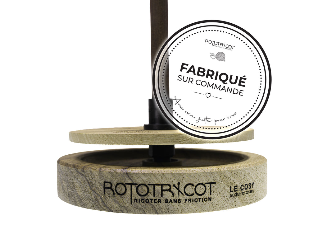 Rototricot Collection – Les Oursons | Black Limba | Fabriqué sur commande