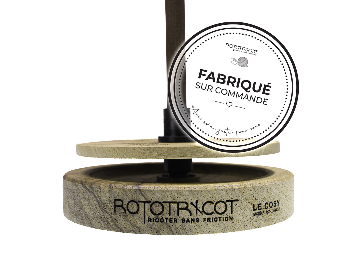 Rototricot Collection – Les Oursons | Black Limba | Fabriqué sur commande