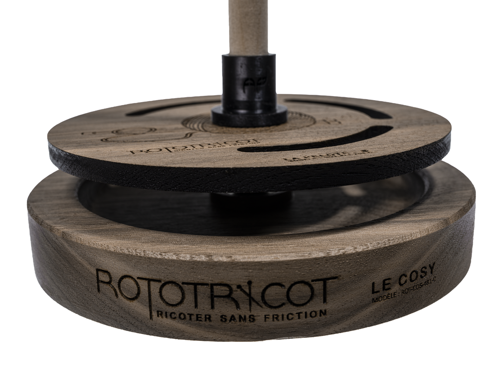 Rototricot Collection – La Pelote | Noyer Noir | Prêt à expédier