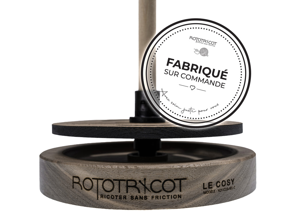 Rototricot Collection – La Pelote | Noyer Noir | Fabriqué sur commande