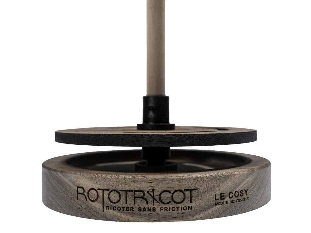 Rototricot Collection – La Pelote | Noyer Noir | Prêt à expédier
