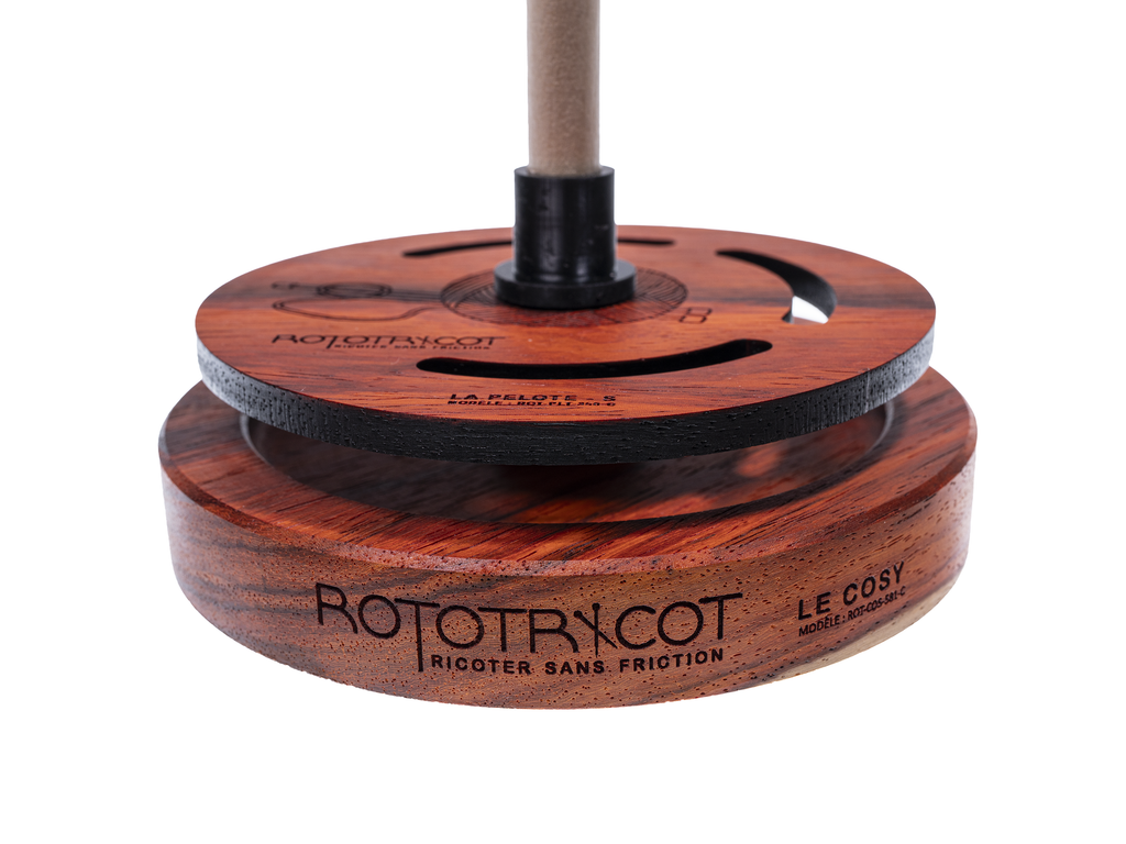 Rototricot Collection – La Pelote | Padouk | Prêt à expédier