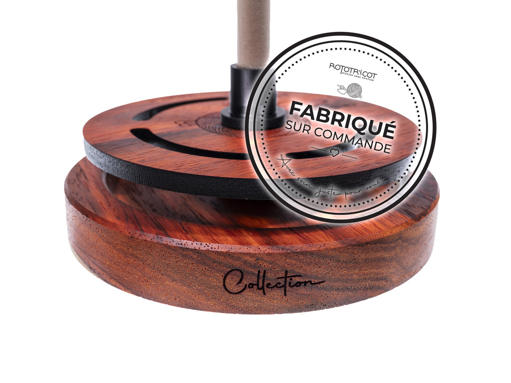 Rototricot Collection – La Pelote | Padouk | Fabriqué sur commande